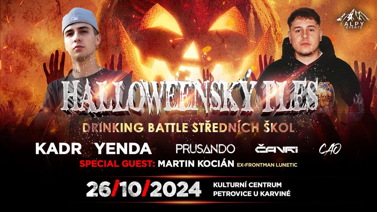 Halloweenský ples x Drinking battle