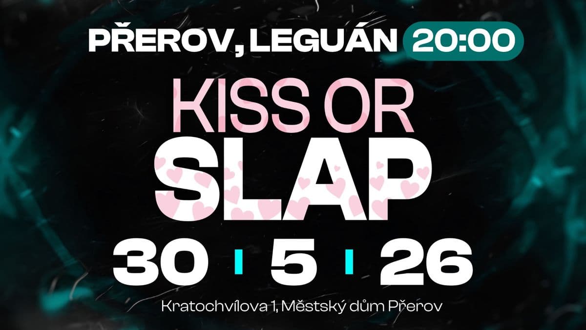 KISS OR SLAP - LEGUÁN PŘEROV