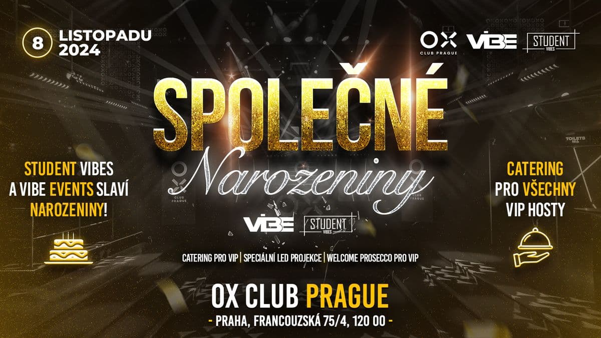 SPOLEČNÉ NAROZENINY - OX