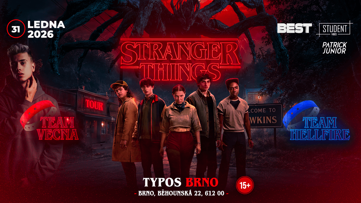 STRANGER THINGS PARTY - BRNO