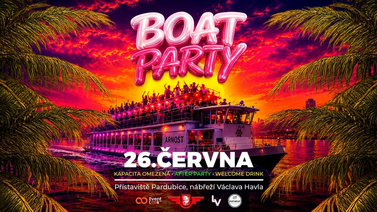 BOAT PARTY -  PARDUBICE 26.6.