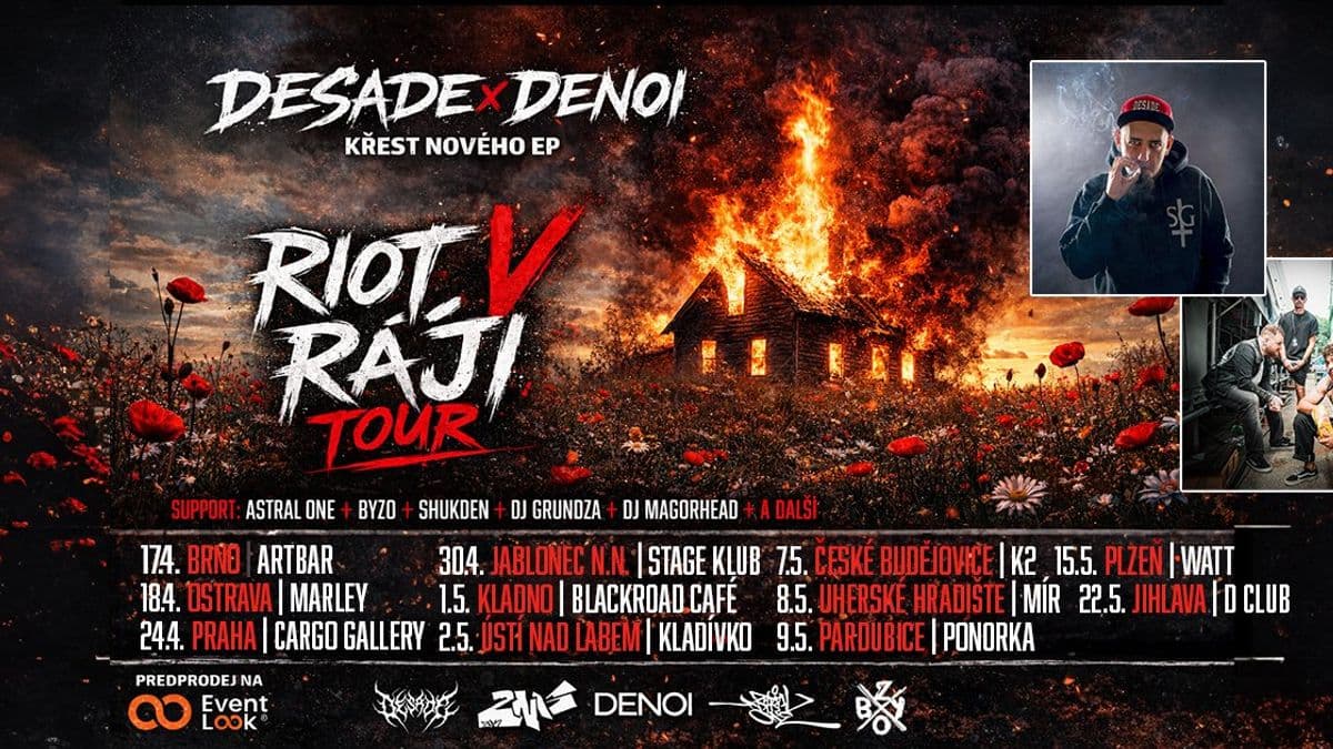 DESADE x DENOI TOUR | OSTRAVA+hosté