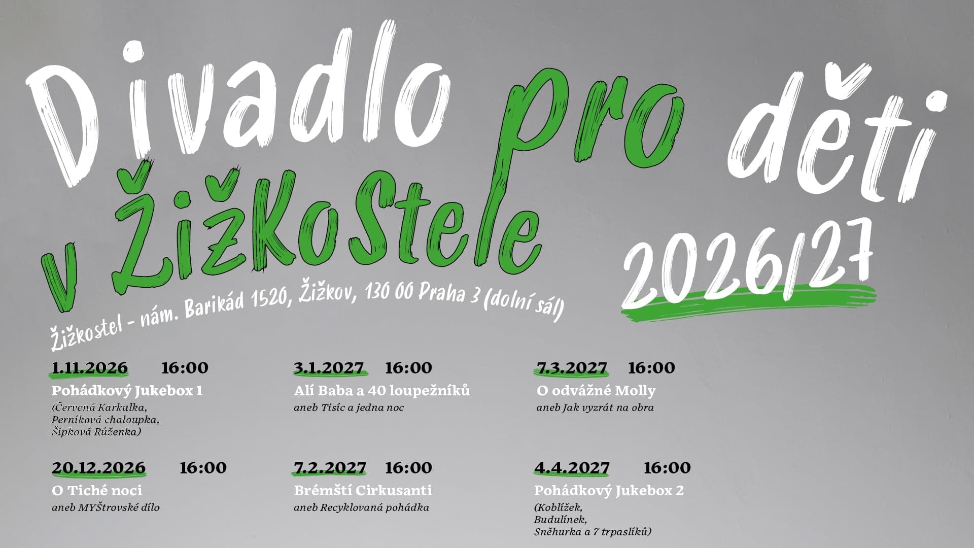 Šapitó v Žižkostele - Pásmo Pohádek