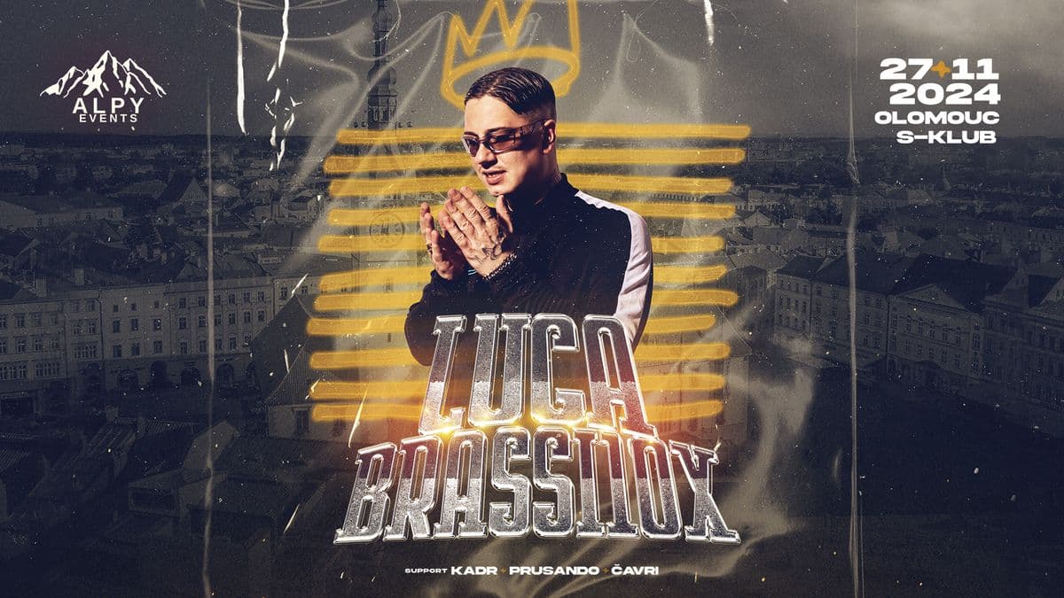 ZRUŠENO: Luca Brassi10x - Olomouc S-Klub