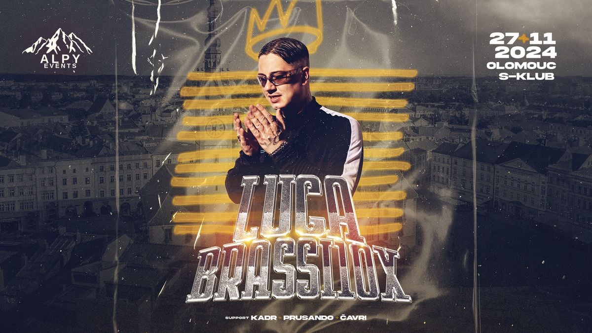 ZRUŠENO: Luca Brassi10x - Olomouc S-Klub