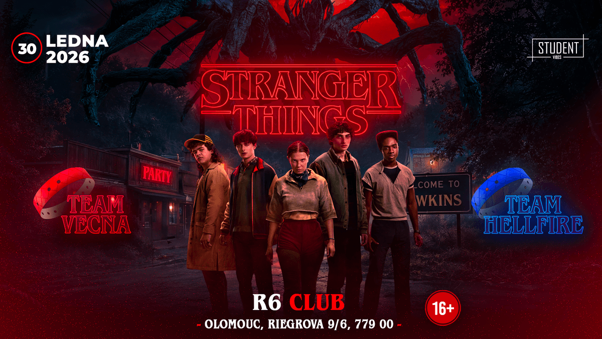 STRANGER THINGS PARTY - OLOMOUC