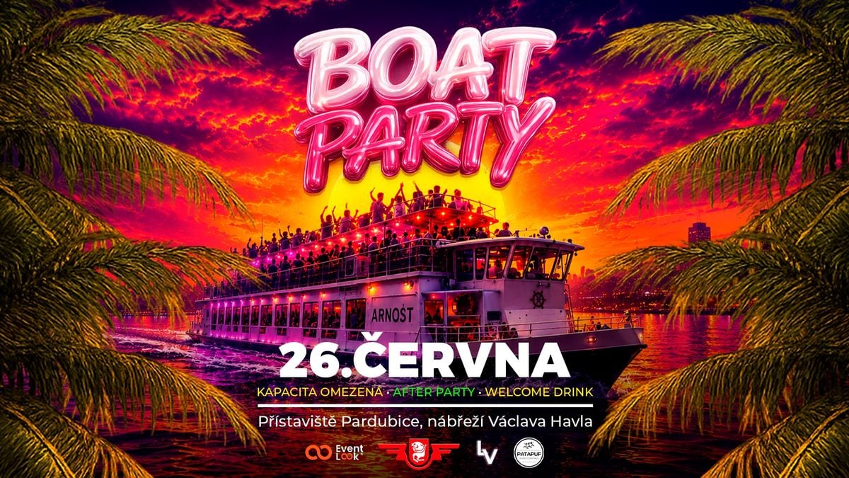 BOAT PARTY - PARDUBICE 26.6.